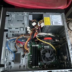 Gaming PC With Monitor For Parts Or Restore