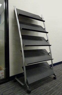Modern Free Standing Magazine Rack