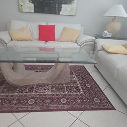 Glass And Resin, Modern Coffee Table