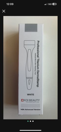 🩶 Koi Beauty Titanium DermaStamp Advanced Version (140-Pin) – Brand New