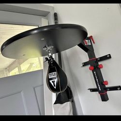 Title Speed Bag With Adjustable Stand