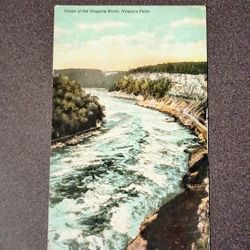 1912 Gorge Of The Niagara River Falls Antique Collectible posted Postcard A-1