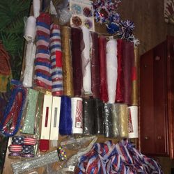 Assorted Bundle of Decorative Mesh  new all $50