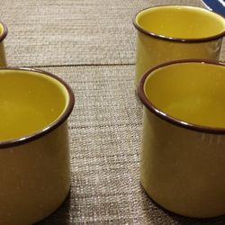 4 Aluminum Camping Coffee Mugs