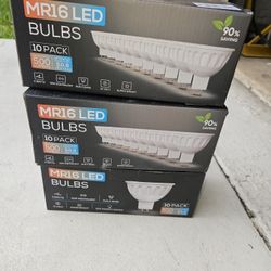 MR16 LED Bulbs 10 pack