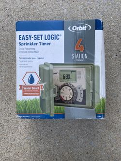 Orbit 4-Station Easy-Set Logic Indoor/Outdoor Irrigation Controller