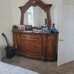 Large Dresser With Mirror