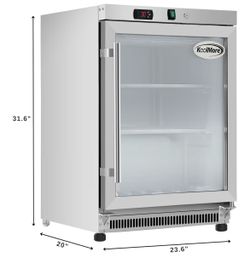Koolmore commercial countertop display freezer o