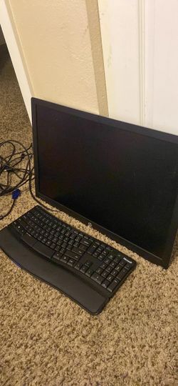 HP Monitor with Microsoft Keyboard