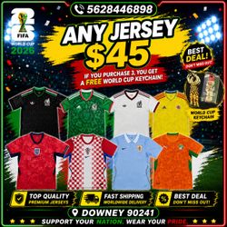 World cup jerseys