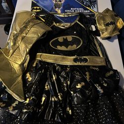 Bat Girl Halloween Costume Size 4 - 6