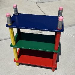 Kids Wood  Pencil Bookshelves 