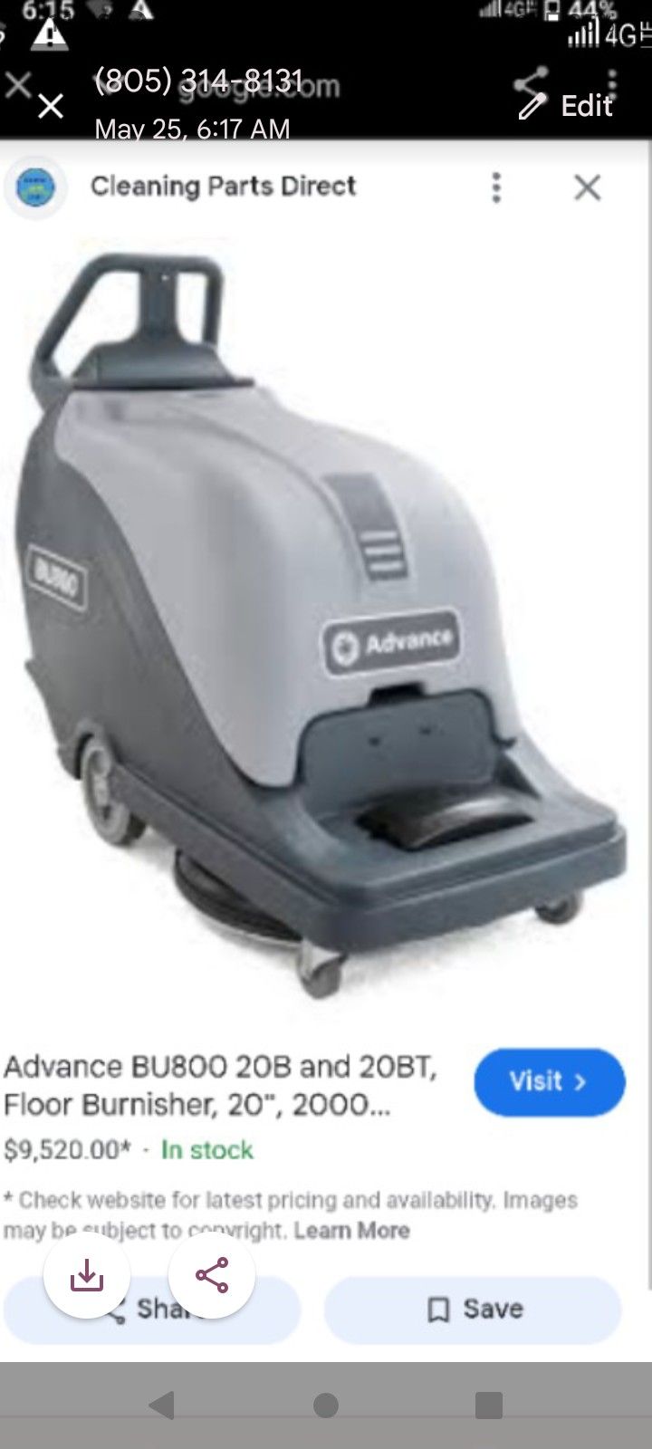 Floor Buffer For