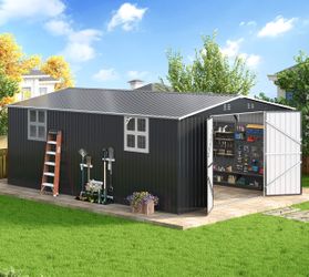 METAL STORAGE SHED 12x18