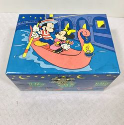 vintage Disney Mickey Unlimited Kreisler "Moonlight Serenade" Minnie Mouse Wind Up Musical Music Box!