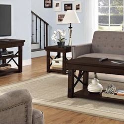 New inbox tv stand and matching coffee table solid wood 