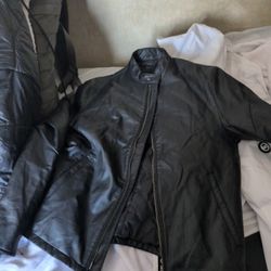 Brand X Medium Imitation Leather Polyester Filling Women's Jacket