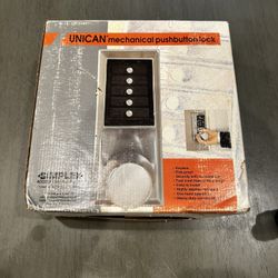 Simplex - 1011 - Mechanical Pushbutton Cylindrical Lever Lock with Combination Entry Function Only