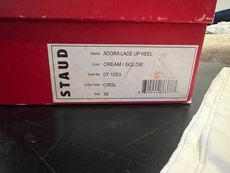 Brand New in Box STAUD Adora Lace Up Heels