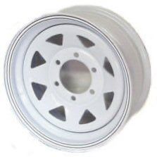 1x 15" 6-Lug Painted Trailer Wheel Rim $55 no bargaining