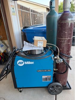 Millermatic 252 welder and supplies