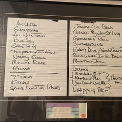 1997 Gregg Allman Set List 