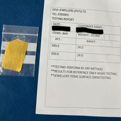 Gold Bar