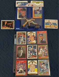 Cal Ripken Jr. Baseball Card Lot + Starting Lineup Figure – Orioles HOF