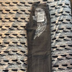 Wide leg jeans