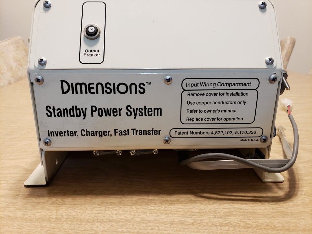 Dimensions 2000 watt inverter DC to AC