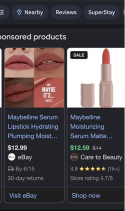 Maybelline maybe it’s matte lipstick $5