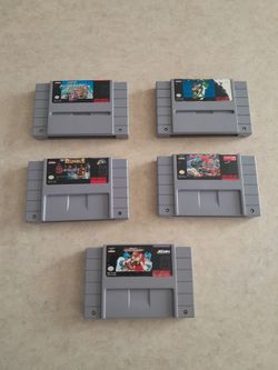 Nintendo SNES Games all Authentic