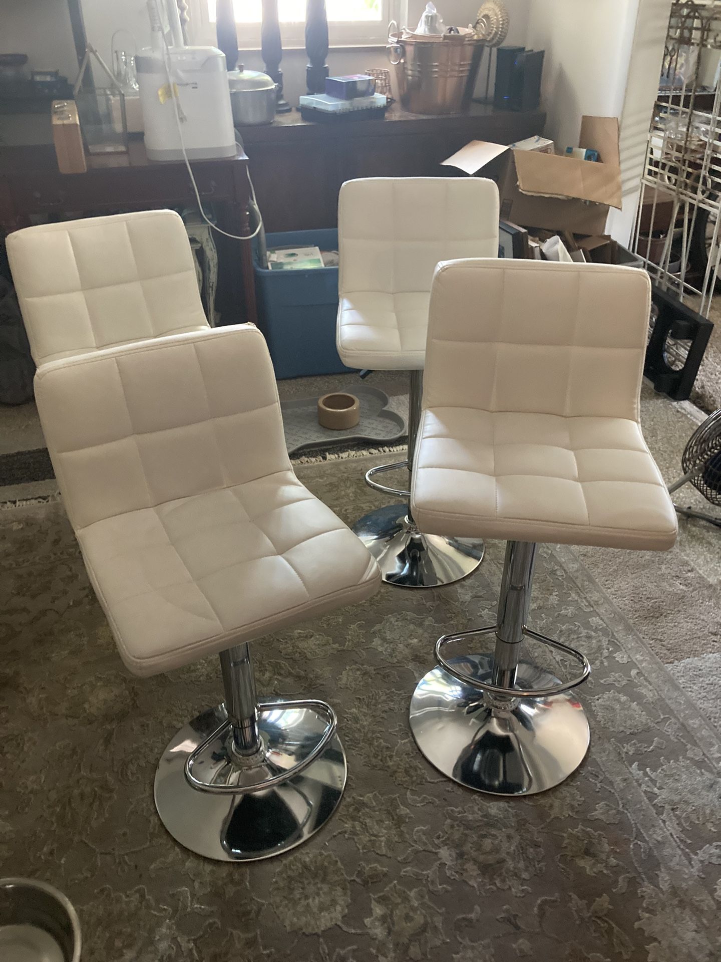 Four Adjustable Metal Bar Stools for Sale in Tampa, FL OfferUp