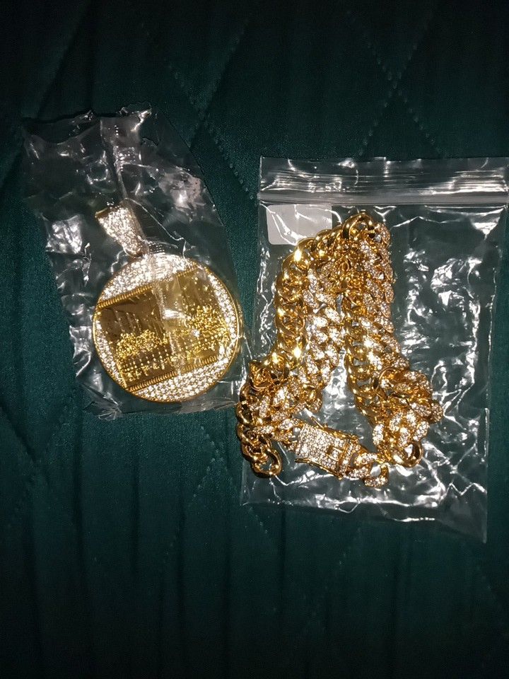 Gold Plated Jesus Pendant
