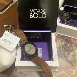 New Movado Bold Watch in box W/ Tags On