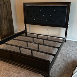 King Size Bed Frame With Lights