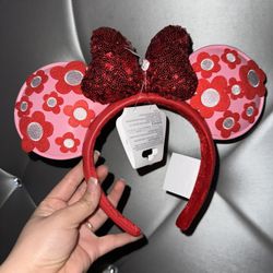 Floral Valentines Day Ears