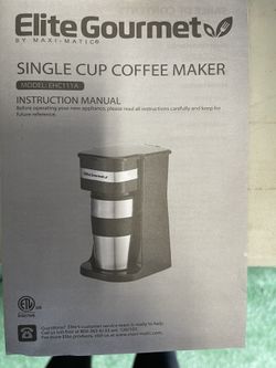 Single Cup Coffee Maker