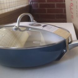 New Ayesha Curry 12" skillet, 3 in deep with lid