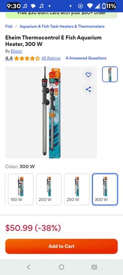 Aquarium heater