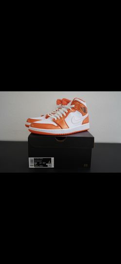 Jordan 1 Mid Metallic Orange Sz 9.5