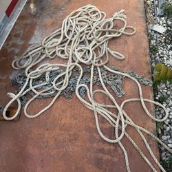 Boat Anchor 30’ Chain And Like 100’ Rope