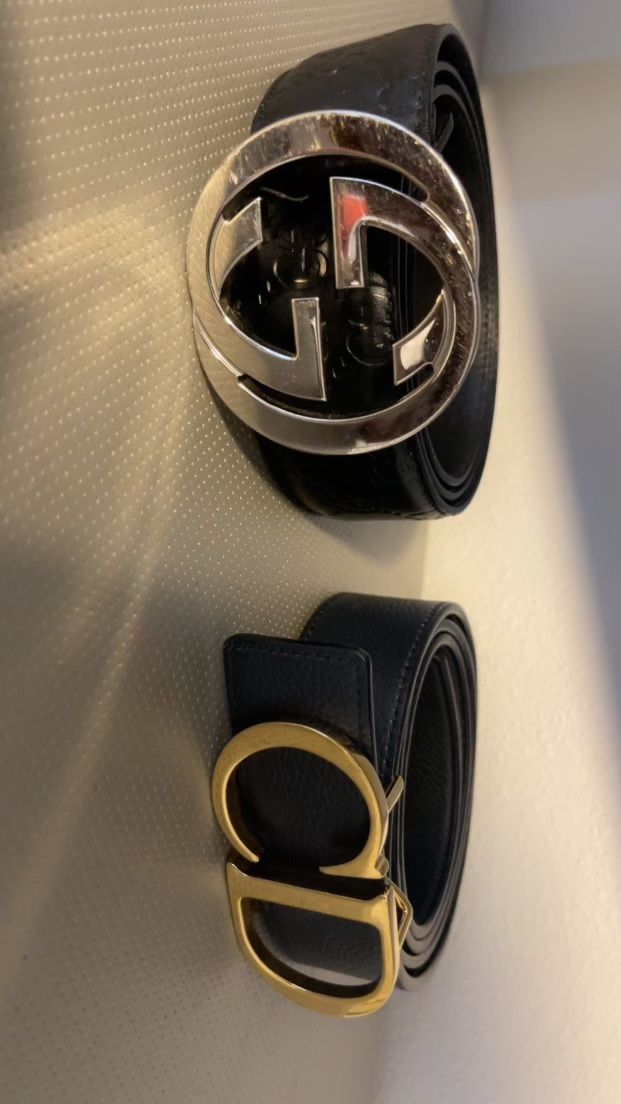 Christian Dior & Gucci Belts (Authentic)