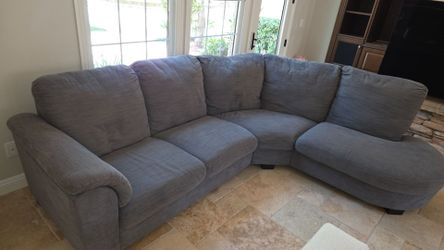 Title: IKEA Tidafors Corner Sectional Sofa – Grey / Very Comfortable!