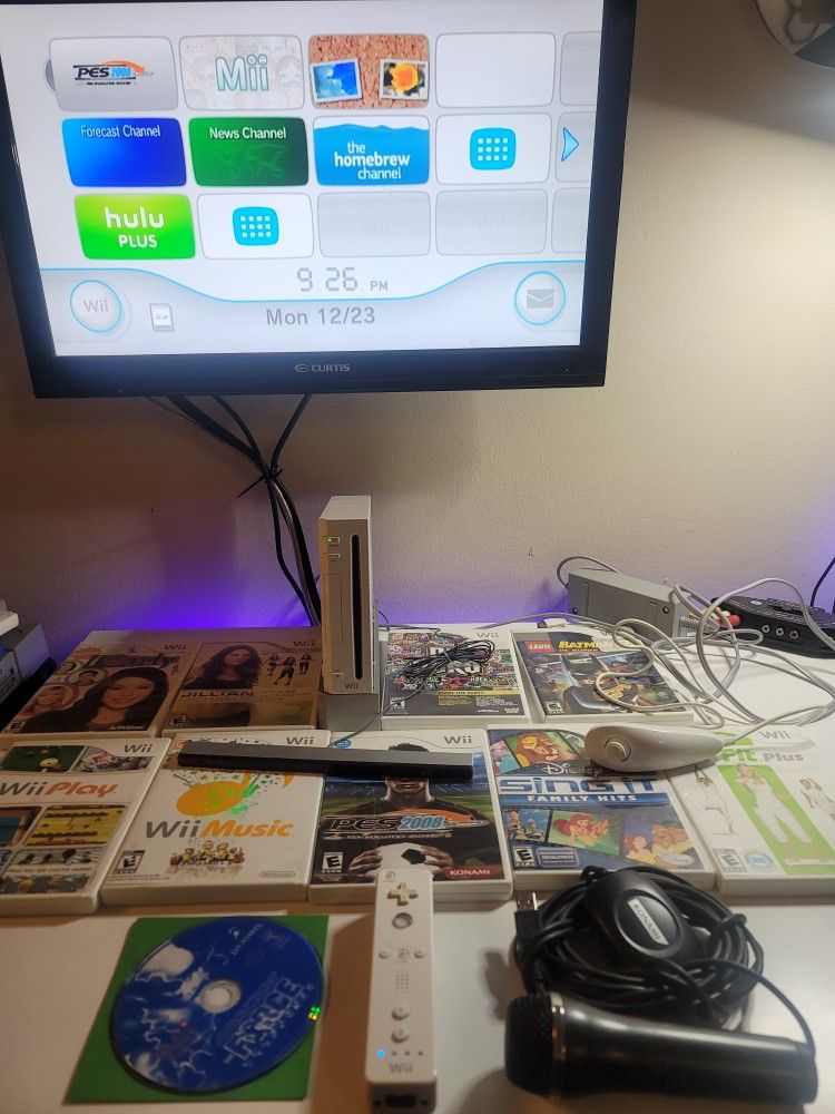 Nintendo Wii Full System With Games !!!!