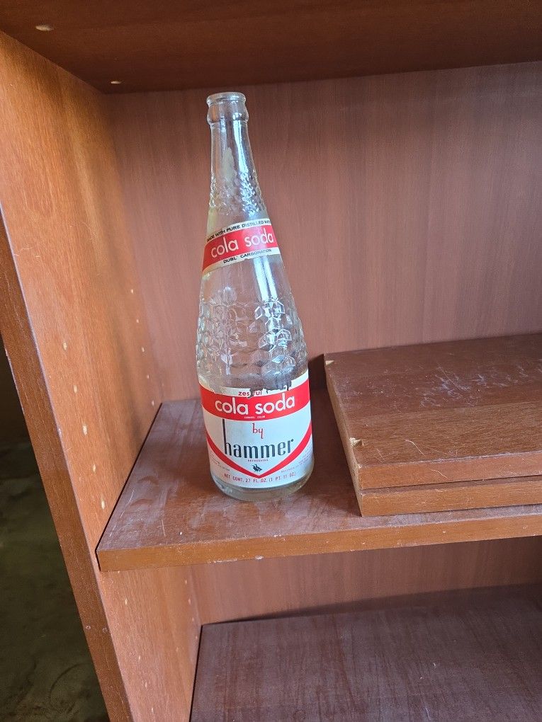 Vintage Hammer Soda Bottles