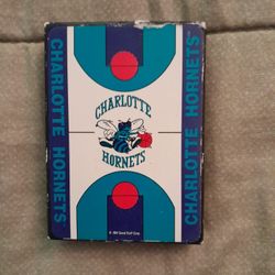 VINTAGE CHARLOTTE HORNETS PLAYING CARDS 
