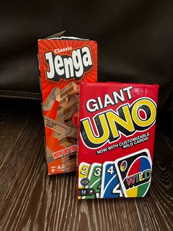 Free New games -  Jenga and Giant Uno