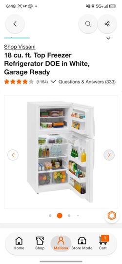 Vissani fridge/freezer