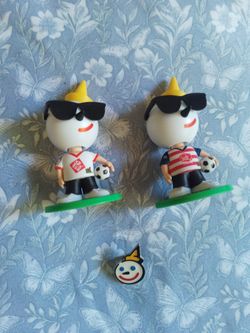 TRADING: Jack in the Box Bobbleheads and Enamel Pin